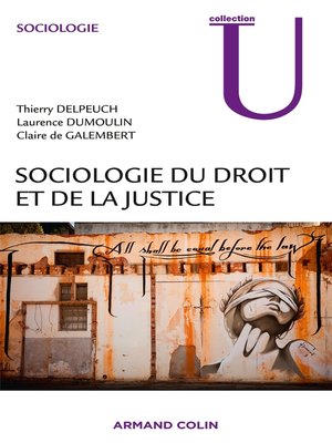 cover image of Sociologie du droit et de la justice